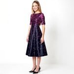 Floral Jacquard Midi Dress - Image 2