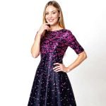 Floral Jacquard Midi Dress - Image 7