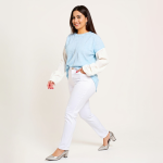 Show Up in Style Blue Top - Image 3