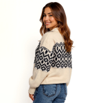 Eloise Zip Knit Sweater - Image 4