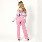 Aubri Pastel Puff-Sleeve Sweater - Image 4
