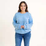 Skylar Pointelle Knit Pullover - Image 4