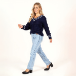 Leanna Knit V-Neck Top - Image 3