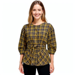 Cotton Peplum Top - Image 2