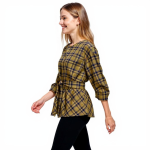 Cotton Peplum Top - Image 4