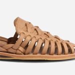 Ladies' Woven Strap Sandals Almond - Image 3