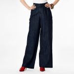 Denim Wide-Leg Pants - Image 3