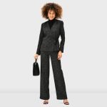 Wide-Leg Trousers Suiting Fabric - Image 17