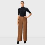 Wide-Leg Trousers Suiting Fabric - Image 15