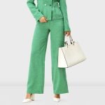Wide-Leg Trousers Suiting Fabric - Image 2