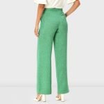 Wide-Leg Trousers Suiting Fabric - Image 4