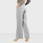 Wide-Leg Trousers Suiting Fabric - Image 9
