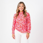 Elegant Keyhole Neckline Top - Image 3