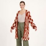 Rust Knit Cardigan - Image 4