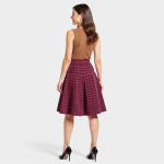 Peplum Skirt with Metallic Zip - Image 12