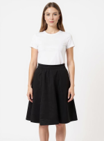 Peplum Skirt with Metallic Zip - Image 8