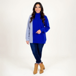 Elegant Royal Knit Sweater