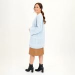 Sky Blue Knit Cardigan - Image 4