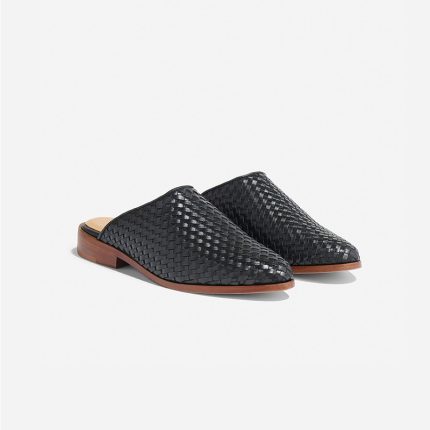 Ama Braided Mule Black