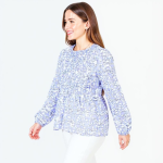 Violet Bloom Elegance Top - Image 5