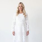 Allara White Lace Maxi Dress - Image 5