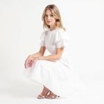 Clarisse White Midi Dress - Image 6