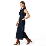 Blue Denim Button-Up Dress - Image 4