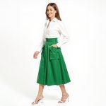 Emerald Utility Pocket Skirt - Image 3