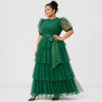 Elegant Ruffle Sleeve Maxi Dress - Image 5