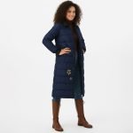 Star Embroidered Longline Puffer Coat - Image 3