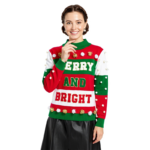 Merry & Bright Pom Pom Pullover - Image 3