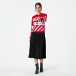 Red Merry Stripe Christmas Sweater - Image 3