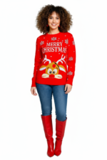 Funny Reindeer Christmas Sweater (Copy) - Image 2