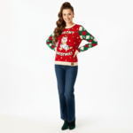 Grumpy Cat Meowy Christmas Sweater - Image 3
