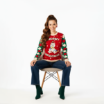 Grumpy Cat Meowy Christmas Sweater - Image 5