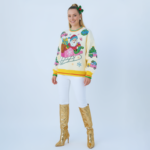 Santa Sleigh Ride Christmas Sweater