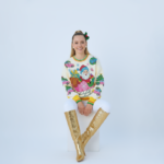 Santa Sleigh Ride Christmas Sweater - Image 4