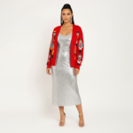 Red Nutcracker Christmas Cardigan - Image 3
