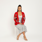 Red Nutcracker Christmas Cardigan - Image 8