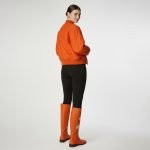 Orange Floral Quilted Bomber Jacket - Image 9