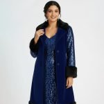 Anabelle Sequin Long Coat - Image 3