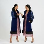 Anabelle Sequin Long Coat