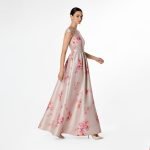 Blush Pink Floral Satin Maxi Dress - Image 7