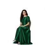 Emerald Puff Sleeve Maxi Dress - Image 4