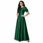Emerald Puff Sleeve Maxi Dress - Image 5