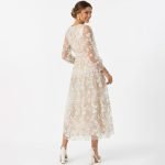 Blush Sheer Embroidered Midi Dress - Image 6