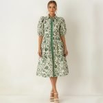 Floral Button Down Midi Dress