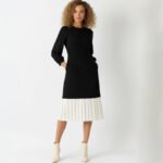 Pleated Hem Midi Dress - Image 2