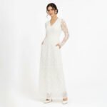 Samirrah White Lace Maxi Dress - Image 7