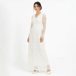 Samirrah White Lace Maxi Dress - Image 8